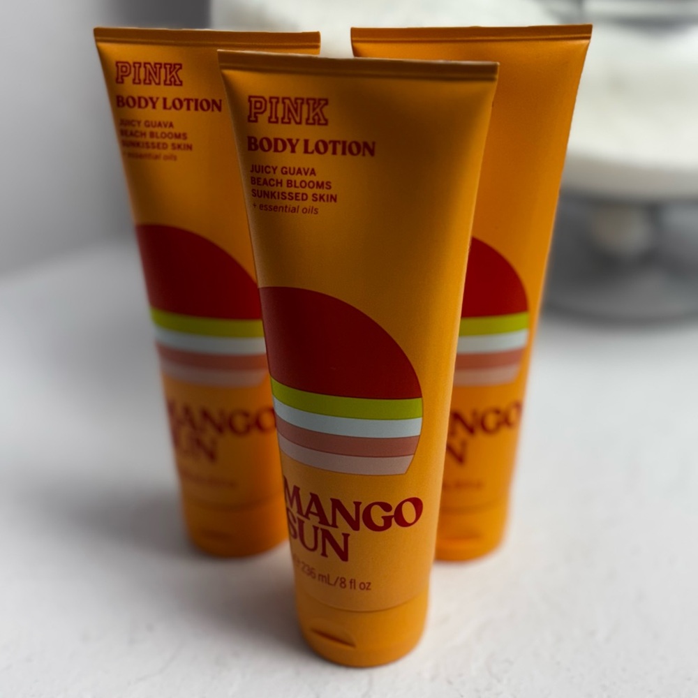 PINK by Victoria’s Secret Mango Sun lotion pack of 3 New